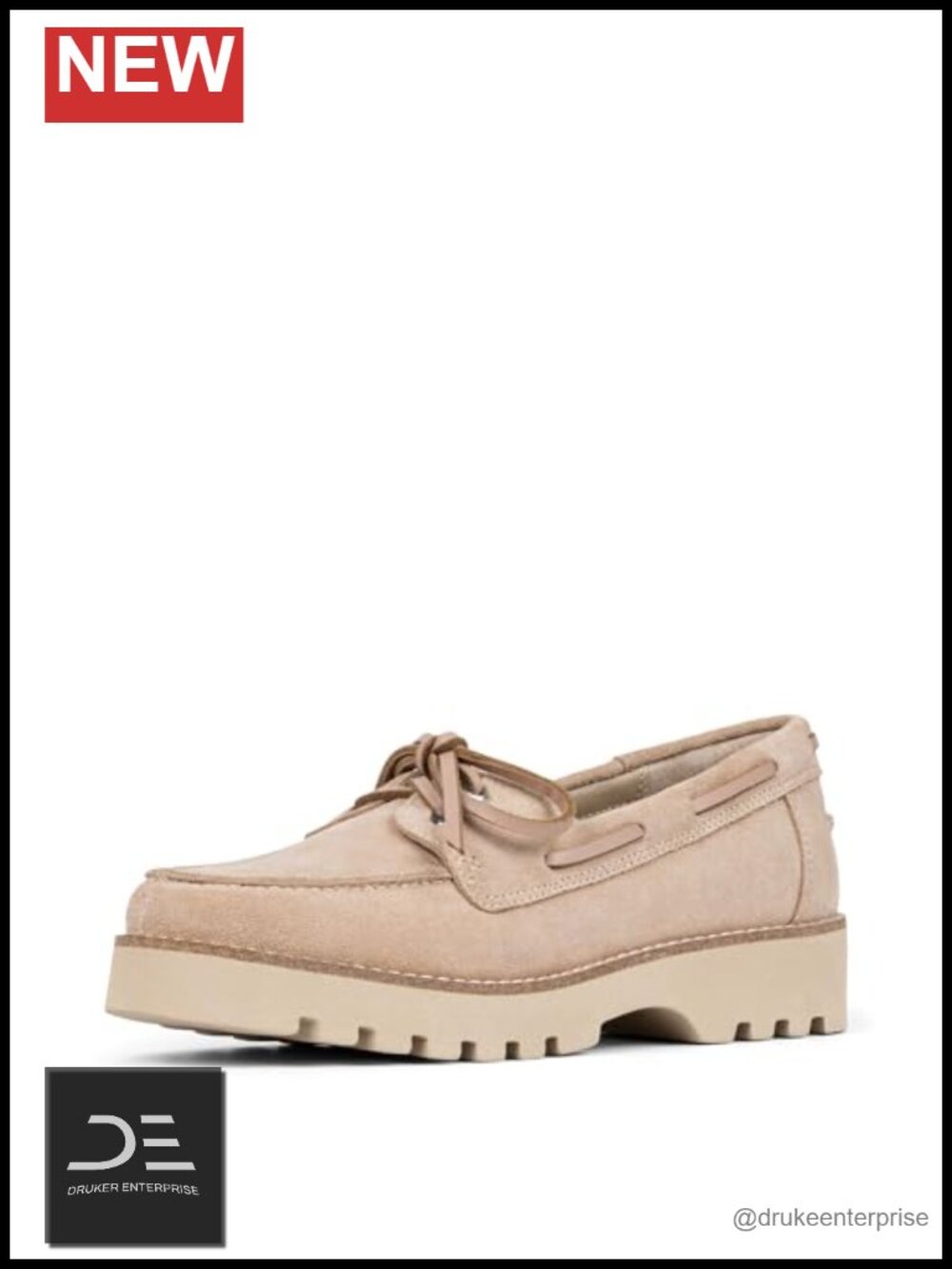 Women's Harlie Suede Boat Shoes Memory Foam Comfort Slip-On Loafers